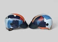 Nón Bảo Hiểm Nửa Đầu 1/2 Chính Hãng Camry - Mũ Bảo Hiểm Nửa Đầu - Nhúng Sơn Hoạ Tiết Áo TMT - Thời T