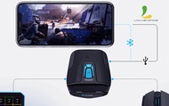 Bộ chuyển đổi Rawm Shell Pro - Bộ chuyển đổi chơi game Kết nối Bluetooth 5.0 hỗ trợ sạc điện thoại