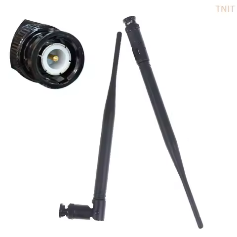 [J] 2Pcs 5dBi Gain UHF 500MHz-900MHz Antenna 210mm UHF Antenna With BNC Connector For Wireless Micro