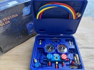 DSZH เกจวัดน้ำยาแอร์ รุ่น P6001B พร้อมคอปเปอร์ + อแดปเตอร์ สายยาว 60" เกจชาร์จน้ำยาแอร์ R22 R32 R134