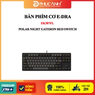E-Dra EK387FL Polar Night Gateron Red switch mechanical keyboard