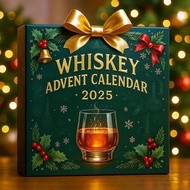 2025 Whiskey Advent Calendar Whiskey Advent Calendar 2D Acrylic Pendant Mystery Box H