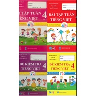 Book -(Combo of 4 books) Vietnamese Week 4 Tests and Exercises (KN)