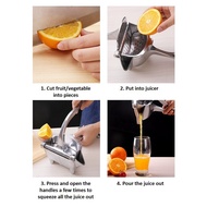 Aluminium Juicer Household Hand Juicer Metal Juice Squeezer Manual Juicer Fruit Extractor Juice Pres