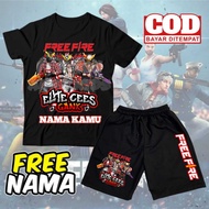 Boys GIRLS FREEFIRE SG RAPPER WINGS T-SHIRT & PANTS SET - SG OPM - SG 2JT CHILDREN'S T-SHIRT SET FRE
