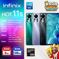 Infinix Hot 11s NFC 6/128 RAM 6GB + 128GB, Helio G88 Garansi Resmi