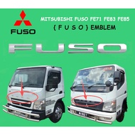 EMBLEM LOGO { F U S O } FUSO FE71 FE83 FE85 LORRY LORI MARK