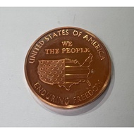U.S. United States We The People Enduring Freedom 1 oz AVDP .999 Copper Round 1oz