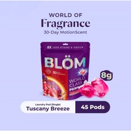 BLOM 8X Cleaning Laundry Pods - Tuscany Breeze (45PCS) (Newly Launched Product)