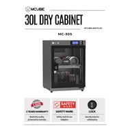 MCUBE 30L Digital Dry Cabinet | Dry Box for Camera & Lens | Humidity Control Storage