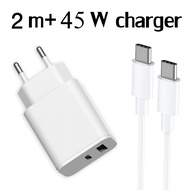 หัวชาร์จ PD 45W GaN  Adapter ที่ชาร์จ USB-C Fast Charger อะแดปเตอร์ สำหรับ For iPhone Samsung Galaxy