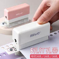 6-Hole Punch High-Appearance Round Hole Ring a4 Paper Binding Punch Binder Binder 30-Hole Punch Deta
