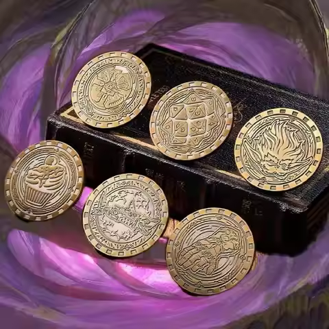 Arcane Zircon commemorative coins Jinx Vi Caitlyn Ekko Viktor Heimerdinger Genuine Original Packagin