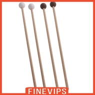 [Finevips] 2x Marimba Mallets Rubber Head Chime Multipurpose 15.55'' Xylophone Mallet