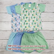 🧸🧸 3 Set 0mths-3mths Newborn Baby clothing Bundles wholesale Baju bayi suit lubang - JK Kids Mykids 