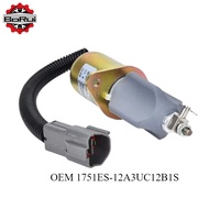 1751ES-12A3UC12B1S Automobiles Fuel Shut Off Solenoid For Yanmar 4NTE94 Engine Hyundai R60-5 R210-5 