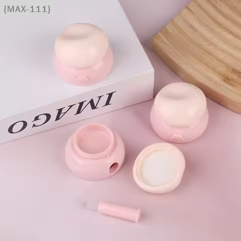 【F2-MAX111】3.5g Mini Empty Cosmetic Jar Pots with Silicone Spoon - Refillable Makeup Skincare Contai