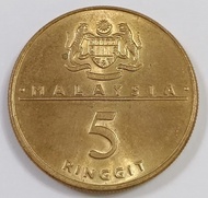 1989 Malaysia Rm5 commerative CHOGM old coin