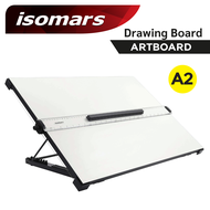 ISOMARS กระดานเขียนแบบทีสไลด์ A2 รุ่น B (DRAWING BOARD RULER)