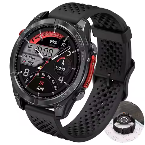 22mm Sports Breathable Strap For Zeblaze Stratos 4 3 2/Vibe 8 7 Pro/Btalk 2Lite Silicone Band Mi Wat