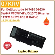 High Quality 07KRV 15.2V 3625mAh Laptop Battery for Dell Latitude 14 3W64P VTCWY 7430 D1GX0 4FVJG 15