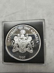 香港97回归纪念币1安士,岡比亞发行,售