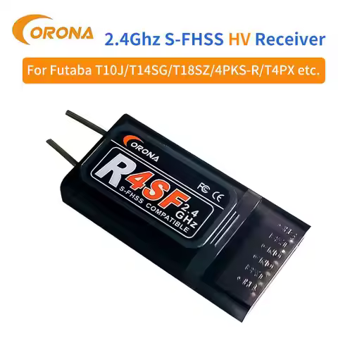 CORONA R4SF R6SF R8SF 2.4G S-FHSS Receiver Compatible With FUTABA 16SZ 14SG RC Airplane Car Model Tr