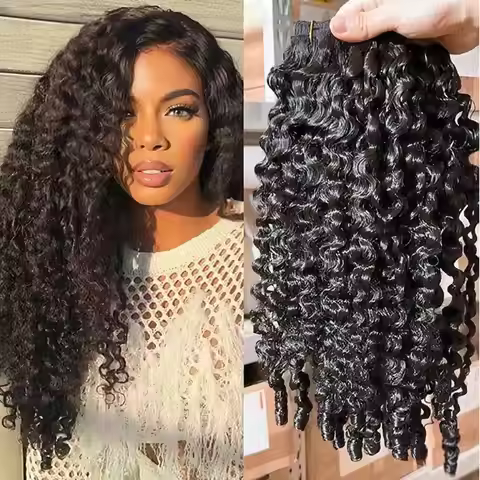 Burmese Curly Human Hair Bundles 100% Human Hair Quality 3A 4C Raw Hair Bundles Vietnamese Hair