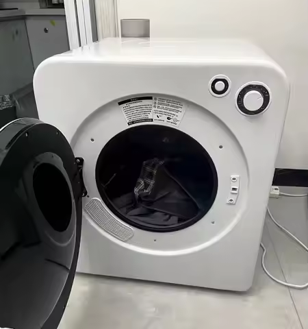 4kg Portable Electric Clothes Washer Tumble Rotary Dryer Automatic Tumbler Steamer for Drying Stand 