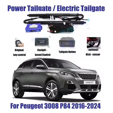 For Peugeot 3008 P84 2016-2024 Car Automatic Lifting kit Opening Trunk Intelligent Electric Lift Tai