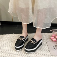 Chain Woman's Wedges Heels 7cm