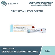 Betason N Cream 5 Gram / Anti Inflamasi