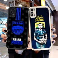 MK-90 PERSIB BANDUNG Soft Silicone Casing for OPPO Reno 4 5 6 Find X3 Lite Realme C65 Narzo N53 N63