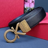 CK1306 Fashion Men's Cowhide Belt Belt Casual Letters All-Match