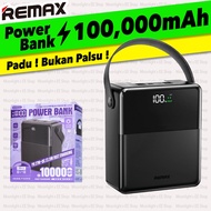 REMAX 100000mAh Power Bank 100k Powerbank Charger USB Type C Usb C Camping Large Besar Huge FP1 Orig