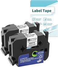 EazeID P780BT 2PK 5B21Z TZe-251 24mm Label Tape Replacement for Brother Label Maker Tape TZ Tape 24m