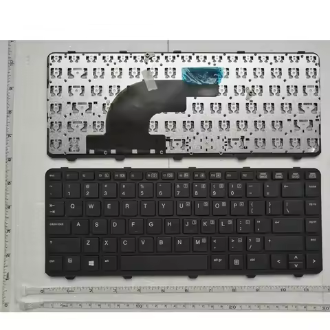 New US Laptop keyboard for HP ProBook 640 G1 645 G1 with/without frame English keyboards black