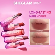 SHEGLAM Dynamatte Boom Long Lasting Matte Lipstick-20 Colors Creamy Matte Waterproof Lip Stain Gincu