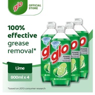 [Bundle of 4] Glo Active Foam Lime Dishwash Liquid 800ml