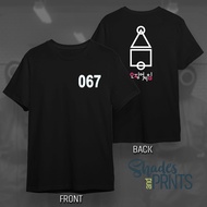 【HOT】Squid Game 067 Logo Customized Printed Shirt Korean Series comfortable wear Premium Shades&Prin