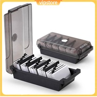 [Vipstore] Large Capacity 4 Divider Board Business Card Index Holder Storage Box Organizer