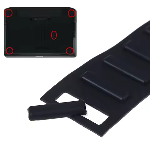 5pcs Rubber Feet Foot For Dell Latitude E6420 E6430 E6220 E6330 E6320 Bottom Cover