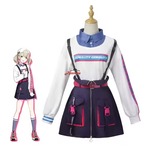 PJSK Kohane Azusawa Game Cosplay Costume Shirt Skirt Cap Halloween Carnival Cosplay Kohane Azusawa C