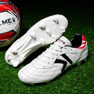 รองเท้าฟุตบอล KELME สำหรับผู้ชาย รองเท้าฝึกซ้อมกีฬาพื้นเทียม รองเท้าแข่งขัน หนังวัว กาว MG ระบายอากา