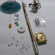 Shimano 3m 6000 fishing rod set with accessories