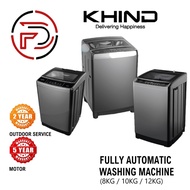 KHIND / ISONIC Fully Auto Washing Machine 8KG/10KG/11KG [ READY STOCK ]