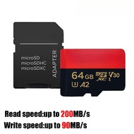 EXTREME PRO SDCard 200MB/S A2 CLASS 10 Micro SD 128GB 256GB 512GB Memory Card Applied to Phone Camera GoPro