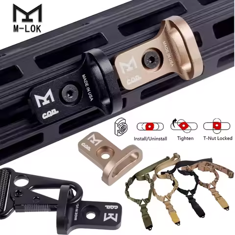 Tactical MLOK Shoulder Strap Quick CQB Sling Mount CQD Front Mount Adapter Airsoft Tool Hunting Gun 