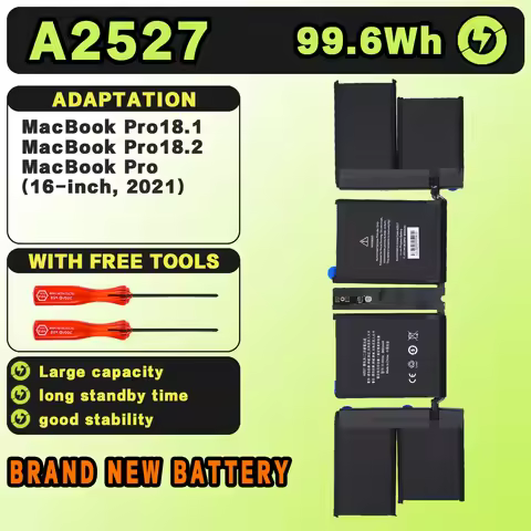 SAT Laptop Battery For Apple MacBook Pro 16'' A2527 A2485( Late 2021) MK183LL/A MK1A3LL/A MK193LL/A