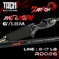 Joran TACHI ZARKON 2PCS M/MH 8-17lb 10-20lb 12-25lb Medium Heavy Kolam Casting Spinning BC Fishing R